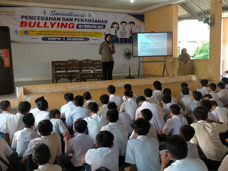 Polres Ngawi Bekali Pelajar Pemahaman Anti Bullying